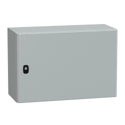 Spacial S3D drzwi gładkie bez pł. mont.wys.400xW600xD250 IP66 IK10 RAL7035, NSYS3D4625