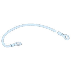 Prisma Plus G Przewód uziemiający do drzwi 6mm2 200mm LVS08911