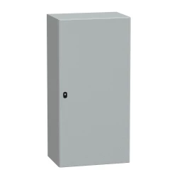 Spacial S3D drzwi gładkie z płytą mont.wys.1200xW600xD400 IP66 IK10 RAL7035, NSYS3D12640P