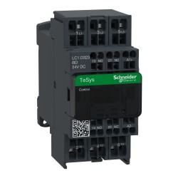 Stycznik mocy I= 32A AC-3, styki pom. 1NC+1NO, nap. cewki 24 V DC LC1D323BD