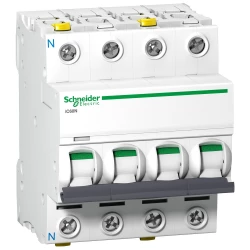 Wyłącznik nadprądowy 3P+N C 20A 6kA AC iC60N-C20-3N A9F04720