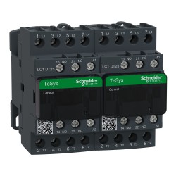 Stycznik nawrotny I=20A AC-1, 4 bieguny, napięcie cewki 230 V AC LC2DT25P7