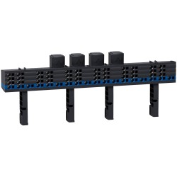 Blok rozdzielczy MULTICLIP 4P 200A, 54 zaciski LVS04014
