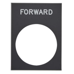 Etykieta, 30x40mm, czarny, FORWARD ZB2BY2305