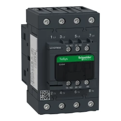 Stycznik 4 bieguny I=80A AC-1, styki 4 NO, napięcie cewki 24V AC LC1DT80AB7