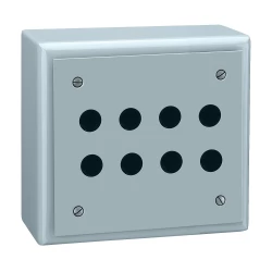 Kaseta sterownicza pusta, XB2-S, metalowa, 8 otworów w 4 kolumnach XB2SL42009