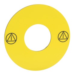 Etykieta bez ozn., O 45mm, do przyc. awaryjnego zatrzymania ZB6Y7001