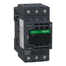 Stycznik mocy I= 40A AC-3, styki pom. 1NC+1NO, nap. cewki 24 V DC LC1D40A3BD