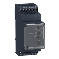 Przekaźnik monitorowania poziomu cieczy przewodzącej 24-240V AC/DC RM35LM33MW