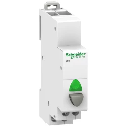 Przycisk pojedynczy z lampką (z samopowrotem) iPB-20-10-I 20A 1NO 12-48 VAC/DC A9E18038