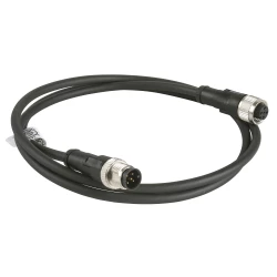 Kabel łączący XZ, męski M12, 5-pin prosty, żeński M-12, 5-pin prosty, PUR 2m XZCR1511064D2