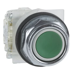 Przycisk ziel. O30 - kryty z sam. powr. - 1 NO 9001KR1GH5