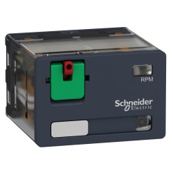 Przekaźnik mocy wtykowy, Zelio RPM, 4 styki przełączne, 230 V AC, dioda LED RPM42P7