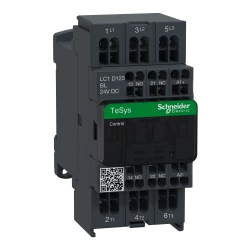Stycznik mocy I= 12A AC-3, styki pom. 1NC+1NO, nap. cewki 24 V DC LC1D123BL