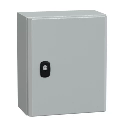 Spacial S3D drzwi gładkie bez pł. mont.wys.300xW250xD150 IP66 IK10 RAL7035, NSYS3D32515P