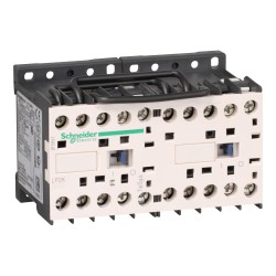 Stycznik nawrotny miniaturowy I=6A AC-3, styk pom. 1 NO, nap. cewki 24 V DC LP2K0610BD3