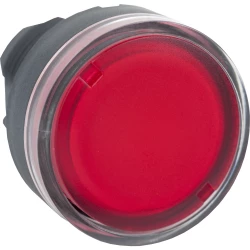 Napęd podświetlany przycisku żar. neon LED kryty czerwony ZB5AW34