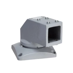 Poziomy kątownik obrotowy, kwadrat 50mm RAL 7040, dla obudowy S3CM HMI NSYCMUMC50
