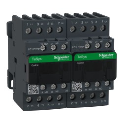 Stycznik nawrotny I=20A AC-1, 4 bieguny, napięcie cewki 230 V AC LC2DT32P7