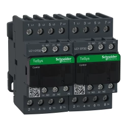 Stycznik nawrotny I=20A AC-1, 4 bieguny, napięcie cewki 230 V AC LC2DT32P7