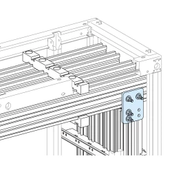 Łącznik pionowy krótki LINERGY EV 2500A LVS04604