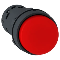 Przycisk sterowniczy 22mm czerwony z samopowrotem 1R wystający XB7NL42