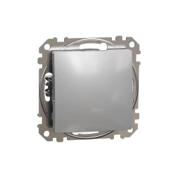 Sedna Design, Łącznik 1-biegunowy, srebrne aluminium