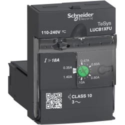 Zaawansowana jednostka sterująca LUCB, klasa 10, 0,35-1,4A, 110-220 V DC/AC LUCB1XFU