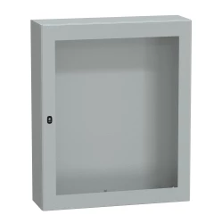 Spacial S3D przezr. drzwi bez pł.mont.wys.1200xW1000xD300 IP66 IK08 RAL7035, NSYS3D121030T