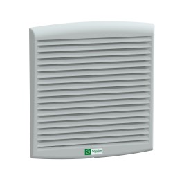 ClimaSys wentylator, IP54, 165m3/h, 24V DC, z kratką wyl.powietrza i filterm G2 NSYCVF165M24DPF