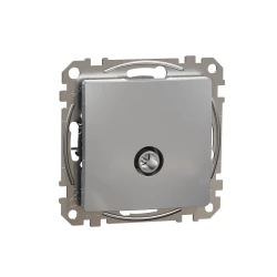 Sedna Design, Gniazdo TV końcowe (4dB), srebrne aluminium