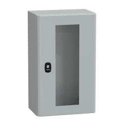 Spacial S3D przezr. drzwi bez pł.mont.wys.500xW300xD200 IP66 IK08 RAL7035, NSYS3D5320T