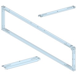 Rama montażowa 650x400x2000mm stalowa biała 08406
