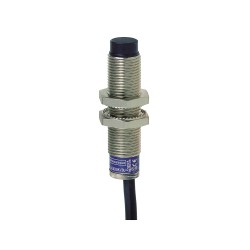 Czujnik indukcyjny XS2 M12, L50mm, mosiądz, Sn4mm, DC, przew. 2m XS2M12AB120