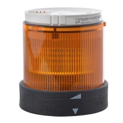 Element świetlny O 70mm, światło stałe, pomarań. -IP65 120 V XVBC2G5