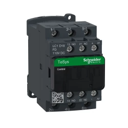 Stycznik mocy I= 18A AC-3, styki pom. 1NC+1NO, nap. cewki 110 V DC LC1D18FD