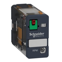 Przekaźnik mocy wtykowy, Zelio RPM, 1 styk przełączny, 24 V AC, dioda LED RPM12B7