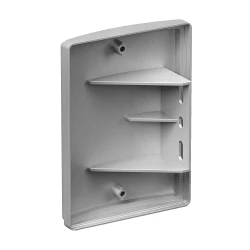 Końcówka kanału 101x 72mm srebro INKA-ES101 5504170