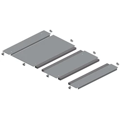 Spacial SF przepust kablowy podwójny, zatrzaskowy, 800x800mm NSYEC882